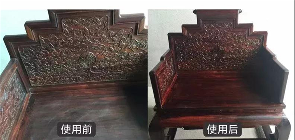 擦核桃油前后对比